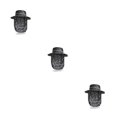 thumbnail image 3 of Eigraketly Sombrero de pescador de poliéster para hombre, portátil, plegable, elegante, ajustable, a prueba de viento, para acampar, senderismo, Type1 NO1, 3 of 6