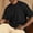 Black, variant on Men's Knit Short Sleeve T-Shirts Casual Crewneck Solid Color Summer Cable Knitted Stretch Pullover Tees Navy
