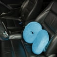 thumbnail image 1 of Cojín de asiento de espuma viscoelástica, almohada plegable, de transpirable para sil de ruedas , Azul perfecl Cojín Almohada, 1 of 8