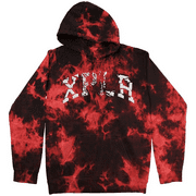 XPLR Shatter Red Tie Dye Sam and Colby Merch Hoodies