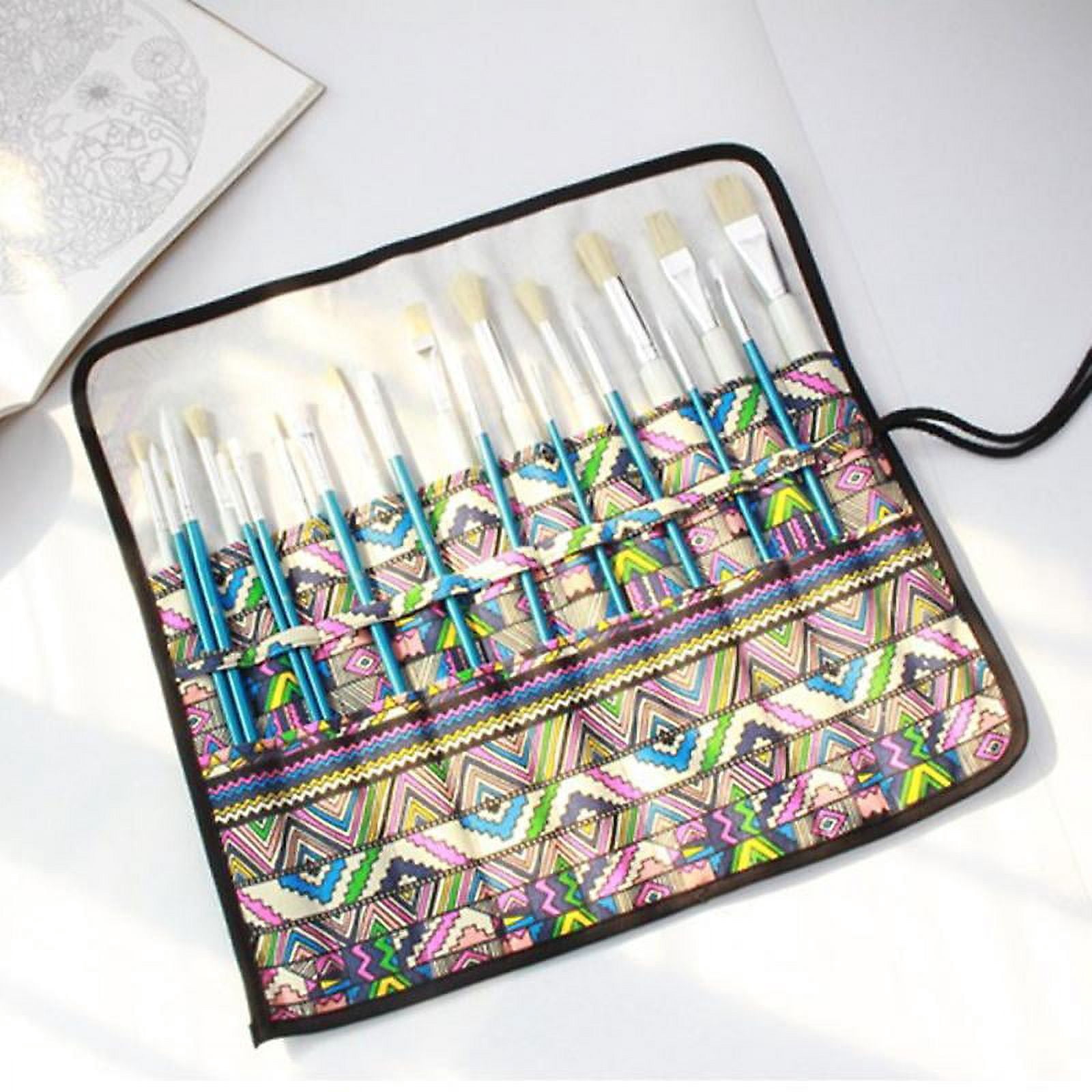 1pcs Pencil Roll Up Case