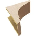 thumbnail image 6 of 8"W x 16"D x 16"H Classic Olympic Rough Cedar Woodgrain TimberThane Corbel, Primed Tan, 6 of 6