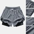 thumbnail image 2 of hoksml Women's 2-in-1 Running Shorts with Liner, Athletic Workout Shorts with Pockets for Gym, 2 of 8