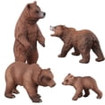 thumbnail image 2 of Animal Figurines under $5! CQCYD Bear Life Cycle Figurines, Educational Animal Toys for Preschool Learning, Realistic Wildlife Model for Home Decor, Solid Resin Animal Figure for Kids, 2 of 9