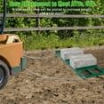 thumbnail image 5 of TROPOW Drag Harrow Driveway Grader 8 FT, Driveway Drag for Gravel with 6 FT Heavy Duty Chain, Tow Behind Lawn Rake for ATV, UTV, Tractor, Mower, Power Rake for Gravel, Sand, Soil, Hay,Green, 5 of 6