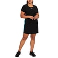 thumbnail image 3 of Puma Women's Colorblocked Round Neck Mini Dress Black Size 1X, 3 of 3