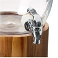 thumbnail image 2 of Style Setter, Clear Glass Cold Drink Beverage Dispenser with Spigot and Wood Stand, 1.6 Gallon, 2 of 5