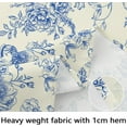 thumbnail image 6 of Oval Tablecloth Blue Floral Tablecloth, Modern Floral Oval Tablecloth, Blue Floral Tablecloth, Indoor/Outdoor Waterproof Wrinkle Free Durable Blue Tablecloth for Oval Tables 60 X 84 in, 6 of 6