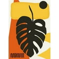 thumbnail image 2 of Ayse 24x32 White Modern Wood Framed Museum Art Print Titled - Tropical Leaves Two, 2 of 4