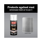 Krylon K01505000 High Heat Spray Paint, 12 oz., White
