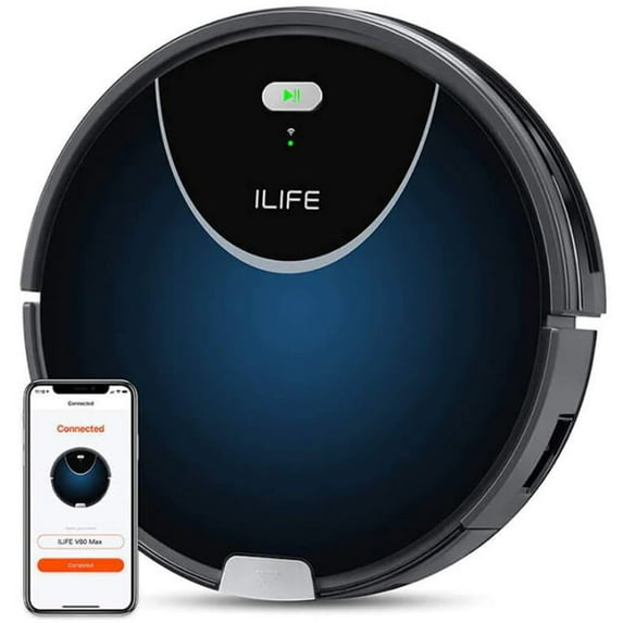 Restored iLife V80 Max Robot Vacuum Cleaner for Pet Hair with APP Control (Refurbished)
