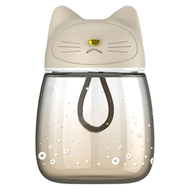 Bewildely Taza de agua con tapa encantadora para exteriores, para el hogar, oficina, dormitorio, tetera para beber, botella de dibujos animados Cocina y Comedor Albaricoque Bewildely HA066905-01