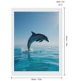 thumbnail image 2 of Diamond Art Kits for Adults - Dolphin Jumping Ocean Sky 5d Diamond Painting for Adults, Diamond Art for Adults Beginners, Frameless Diamond Painting Kits for Adults for Home Wall Decor, 2 of 7