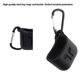 thumbnail image 3 of Estuche protector de silicona a prueba de golpes con gancho para auriculares Apple AirPods (negro)-186834.01, 3 of 7