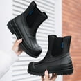 thumbnail image 6 of KANG Stylish Women's Rain Shoes For Casual Wear For All Seasons Medium To High Heel For ComforT Rain Boots Collar Gardening Boots Ultra Lightweight Portable Garden Shoes, 6 of 9