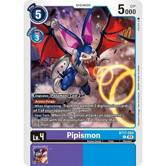Digimon Secret Cris Pipismon BT17-064