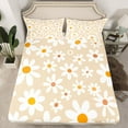 thumbnail image 2 of Homewish Vibrant Cherry Blossoms Queen Sheet Sets, Kawaii Cute Cartoon Flat Sheet, Teens Kids Girl Women Queen Fitted Sheet, Lightweight Room Decor, 4pcs, 2 of 7