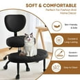 thumbnail image 5 of Joyfinity Ergonomic Cross Legged Swivel chair, Pu Leather,Adjustable Height, Back Support with Wheels 360 ° Rotating Versatile for Meditation, Yoga Home & Office Use Christmas gifts, 5 of 10