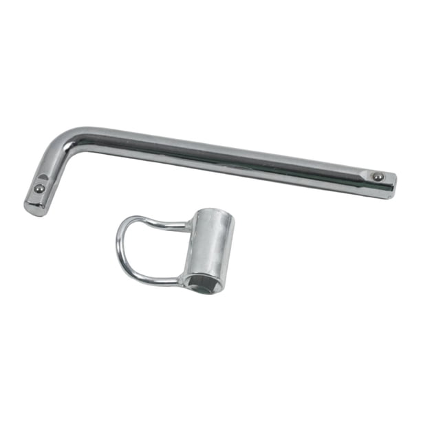Varilla de conexión para llave de válvula angular de grifo, fácil de instalar, acero universal con llave inglesa