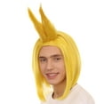 thumbnail image 2 of Men's 20" Spiked Yellow Wig for Halloween All Might Costume, Flame-Retardant Synthetic Fiber Wigs Perfect for Halloween, 2 of 3