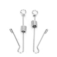 thumbnail image 2 of Parrots Leg Buckle, Parrots Foot Buckle, Durable Parrots Foot  2Pcs Stainless Steel Parrots Leg  Bird Parrots Parrots Foot  For Pet, 2 of 8