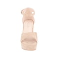 thumbnail image 4 of Women Platform Chunky Heeled Sandals Ankle Strap Sexy Open Toe Heels Chunky Block Platform Wedge Sandals, 4 of 5