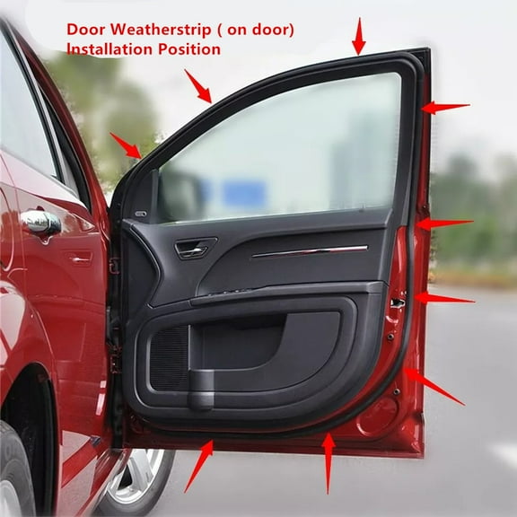 Door Weatherstrip Front Right Open Rubber Stripping For Civic Sedan 2012-2015