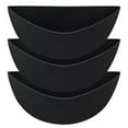 thumbnail image 2 of 3PCS Half Round Planter Liners,12 Inch Black Felt Flower Basket Liners - Reusable Fabric Liners for Wall Hanging Baskets,Half Circle Coconut Liner Alternative for Indoor/Outdoor Planters, 2 of 5