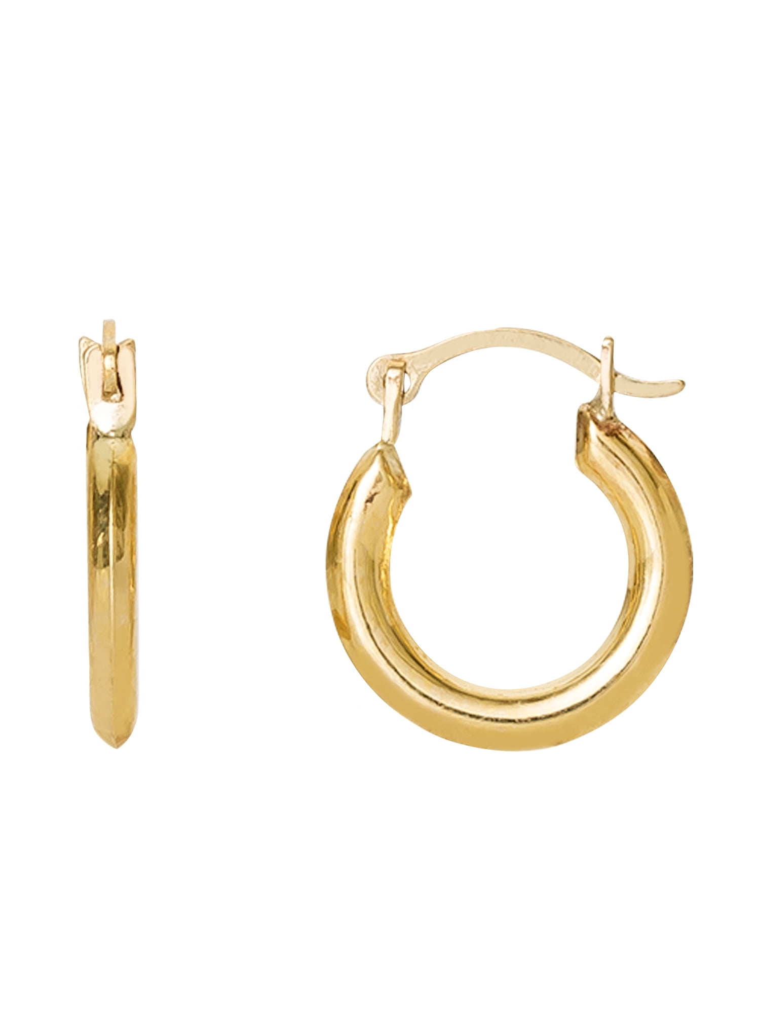 Kids Collection - Kids Collection 14kt Yellow Gold Small Hoop Earrings ...