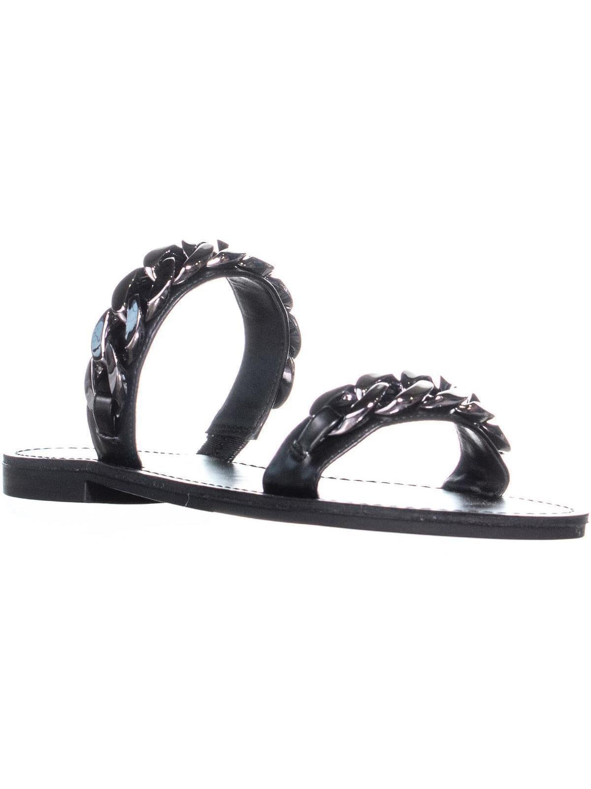 Womens G by Guess Tunez2 Chain Slide Sandals, Black