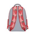 thumbnail image 3 of Pink Strawberry Plants Fruit Backpack for School,Cute School Bag,Schoolbag with Adjustable Shoulder Straps & Padded Back,15.3"x11"x6.7", 3 of 6