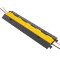 thumbnail image 3 of Global Industrial 2-Channel Industrial Cable Protector, 16,000 lbs. Cap., Black & Yellow, 3 of 4