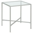 thumbnail image 1 of Evelyn&Zoe Industrial 20" Wide Powder Coated Silver Side Table, 1 of 8