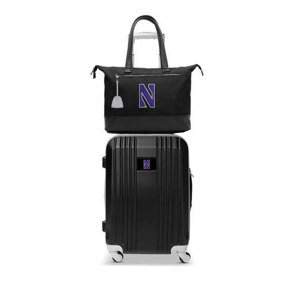 MOJO Northwestern Wildcats Premium Laptop Tote Bag and Luggage Set