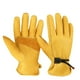 thumbnail image 5 of Par de guantes de trabajo de cuero para hombres - con abrazadera de muñeca esférica y A, 5 of 5