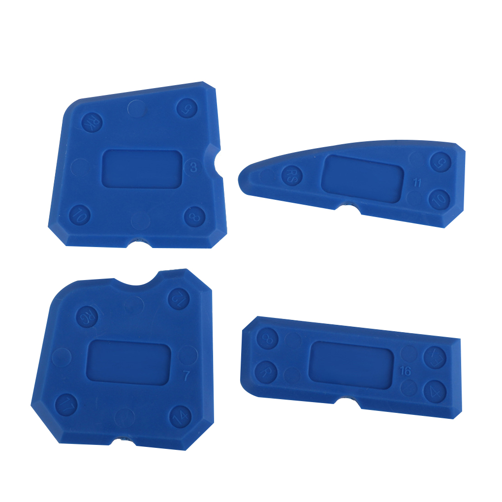 4 Pcs/set Sealant Finishing Tool Kitchen Sink Toilet Base Bathtub