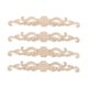 thumbnail image 1 of 4PCS Wood Carved Corner Onlay Unpainted Applique European Style Door Cabinet Decoration, 1 of 3