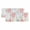 white Sage Green Coral Red, variant on 2 Pack Valances for Windows, Red Sage Green Coastal Window Valances for Living Room/Bedroom/Bathroom, Summer Beach Coral Shell Starfish Light Filtering Kitchen Curtain Valance 42"W x12" L