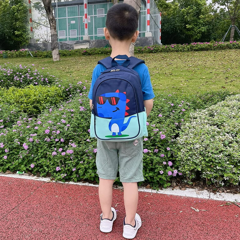 Toddler Backpack, Kiddopark Kids Travel Backpack, Waterproof Cute Dinosaur  Small Preschool Backpack Cartoon Daycare Bag