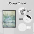 thumbnail image 6 of WFSposter Animal Wall Art Abstract Painting for Decor Rustic Yellow Blue Heron Bird Canvas Artwork Bedroom Living Room Office Wall, 6 of 7