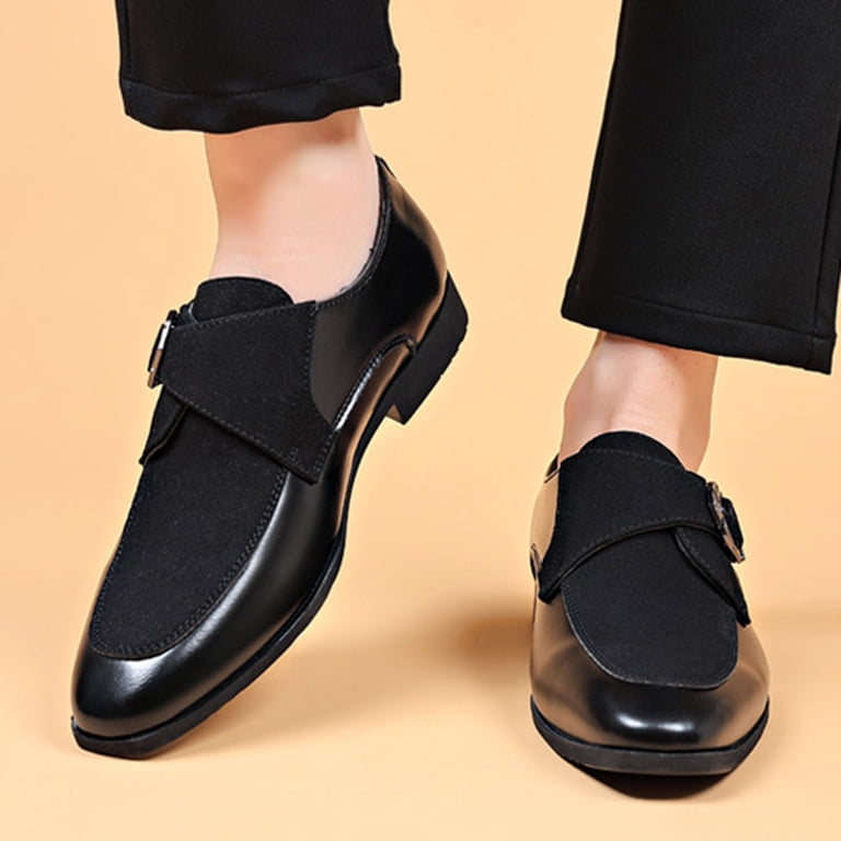 mens soft leather dress shoes Wensltd Men's Dress Shoes Comfort Soft Leather Fashion Dress Business Casual Shoes for Men Black, Women's, Size: 9