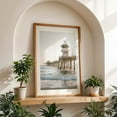 thumbnail image 4 of HB Pier 02 - Huntington Beach California Photography Ocean Beach Sunset Coast Waves Architecture Oak Framed Wall Art Print 12 x 18 inches, 4 of 59