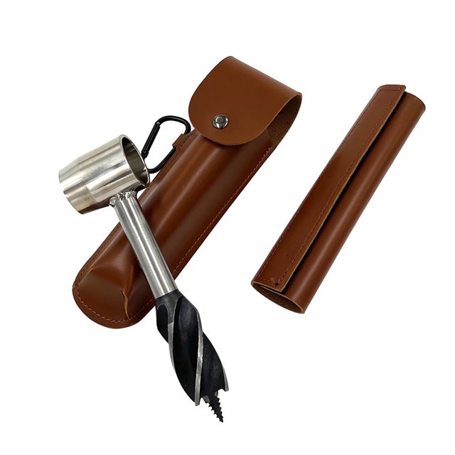 Herramienta para asentar brocas, llave de mano, equipo y herramientas, taladro de madera, clavija y perforador manual, multiherramienta para acampar, bushcrafting y actividades al aire libre, mochila