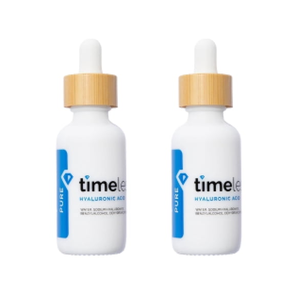 Timeless Skin Care Hyaluronic Acid 100% Pure Serum - Hydrating Face Serum for Personal Care - Fragrance-Free - Hyaluronic Acid - for Skin Care - 2 fl oz