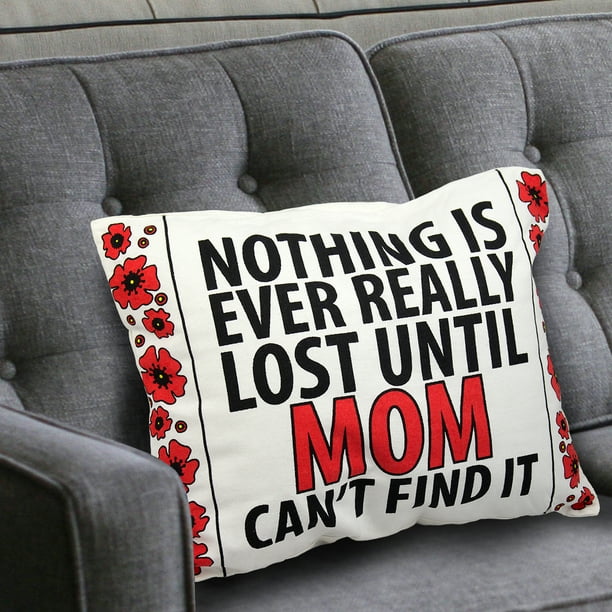 Enesco Cant Find It Decorative Funny Throw Pillow 13x16 Lorrie Veasey