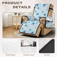 thumbnail image 3 of TSOVTHRID Blue Starfish Print Recliner Chair Cover Non Slip Chair Covers for Reclining Chairs with Pocket Washable Reclining Chair Cover Stay in Place Furniture Protector for Pets, 3 of 7