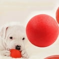 Dog Bouncy Balls, Indestructible Drop Resistant Solid Rubber Bouncing