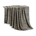 thumbnail image 2 of Boovnll Throw Blanket - Super Cozy Soft Solid Color Velvet Microfiber Blankets for Home Living Room Office Sofa Couch, Blanket - 40x60", Dark Gray, 2 of 8
