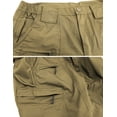 thumbnail image 3 of Men's Classic Tactical Pro Durable Utility Multipocketed Work Cargo Pants (Khaki, 33W x 32L), 3 of 3