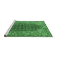 thumbnail image 2 of Ahgly Company Machine Washable Indoor Round Persian Emerald Green Traditional Area Rugs, 8' Round, 2 of 4